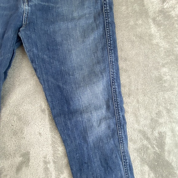 Agolde Roxxane Jeans Womens 27x26 Blue Denim Stretch Hi Rise Skinny Studded Punk - Picture 11 of 16